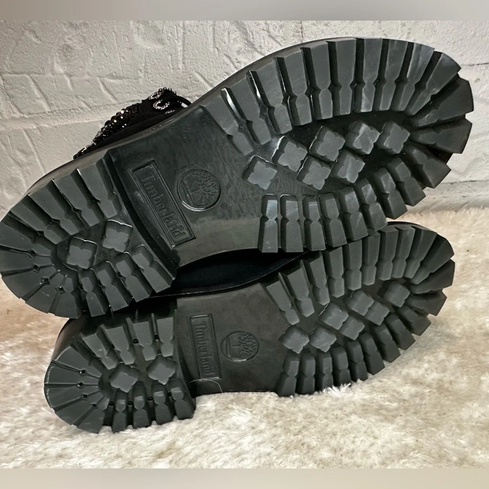 New JIMMY CHOO x Timberland embellished Swarovski boots Size 37 - Picture 13 of 15